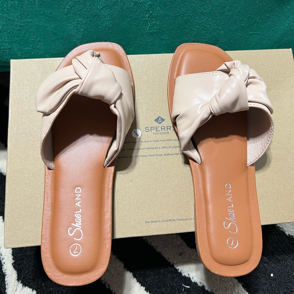 NWB Shoe Land Sandals Size 8